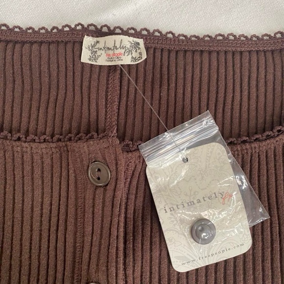 NWT Intimately Free People Most Wanted Cardi in Chocolate - Picture 4 of 8